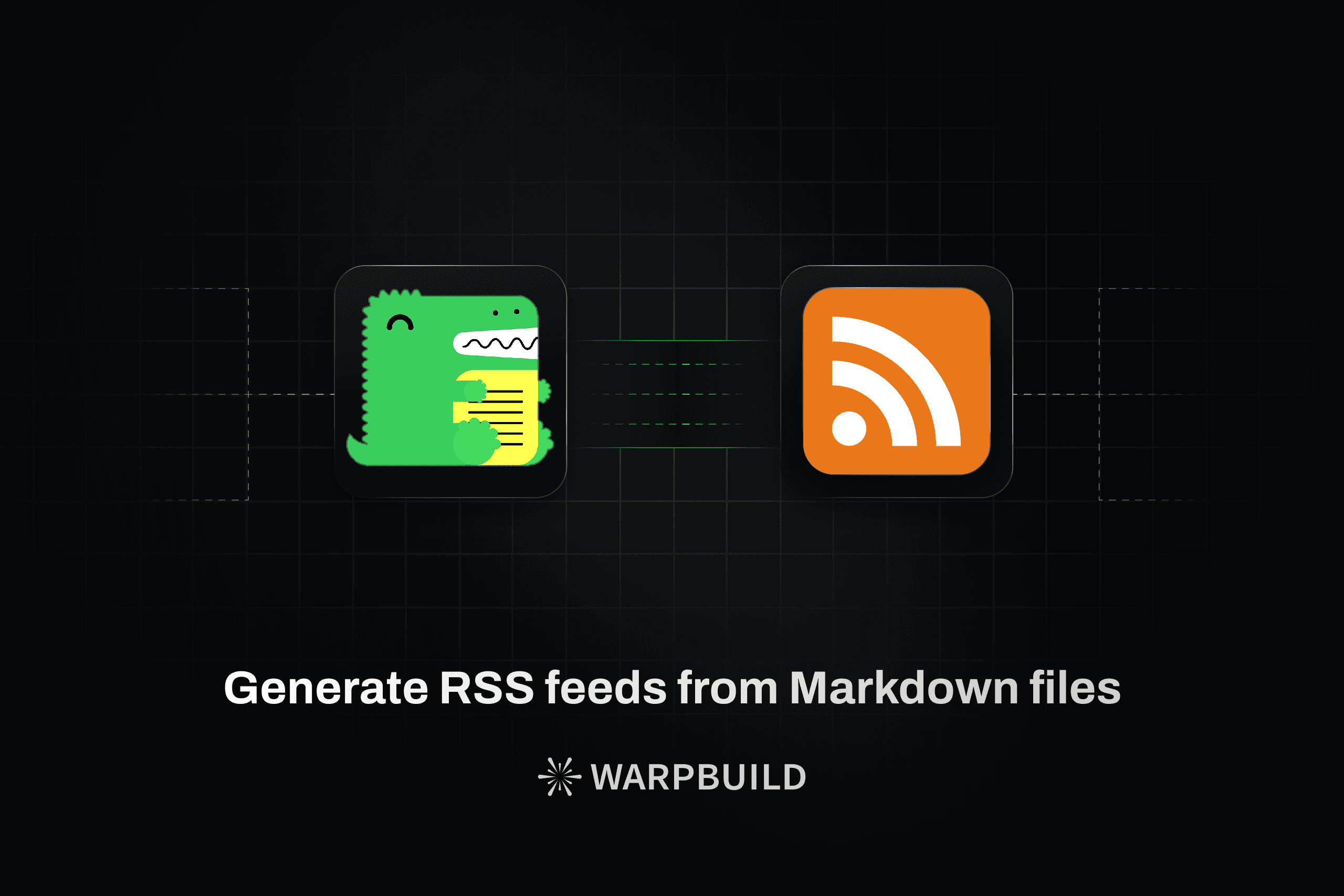 RSS feed generator from Markdown files cover